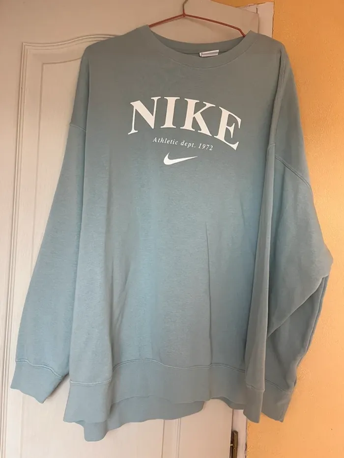 sweat vintage nike sportswear ocean cube/white - photo numéro 5