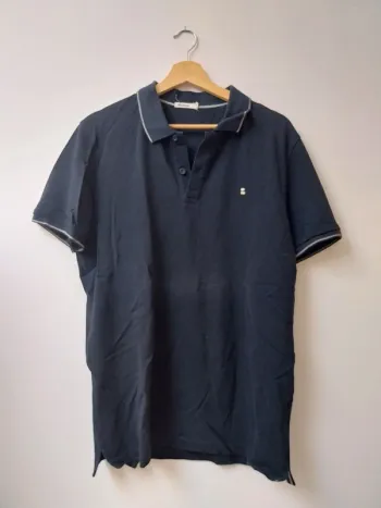 Polo bleue marine Bizzbee XL