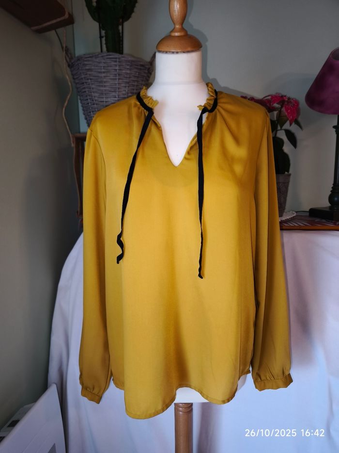 Blouse moutarde VEROMODA 40 - photo numéro 5