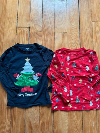 Lot tee-shirts Noël