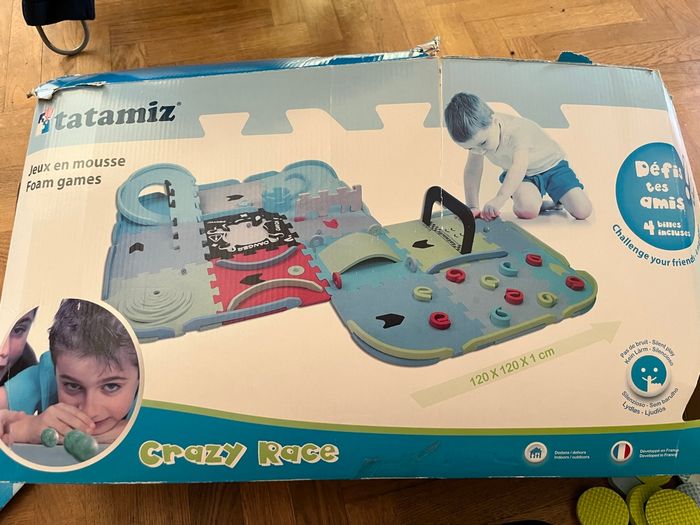 Tapis puzzle en mousse Course de billes Tatamiz - photo numéro 3
