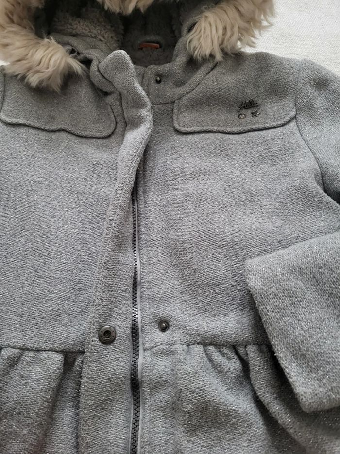 manteau chaud gris - photo numéro 3