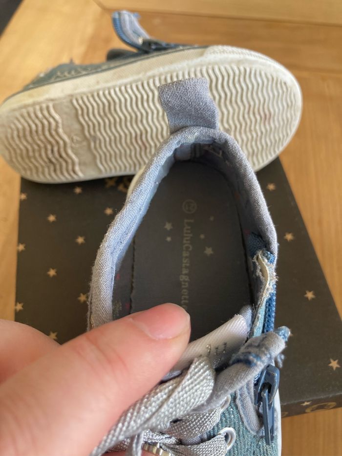 Lot chaussures été fille T21 - photo numéro 4