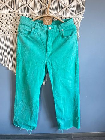 Jean large taille haute