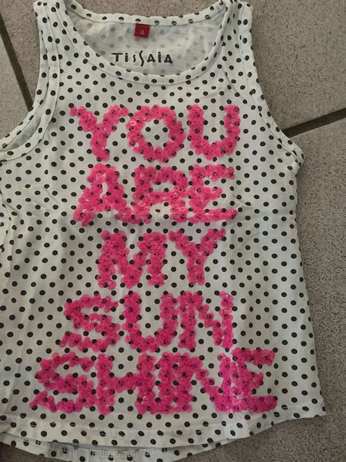 Ensemble jupe barbie et tee shirt sans manche taille 3 ans - photo numéro 8