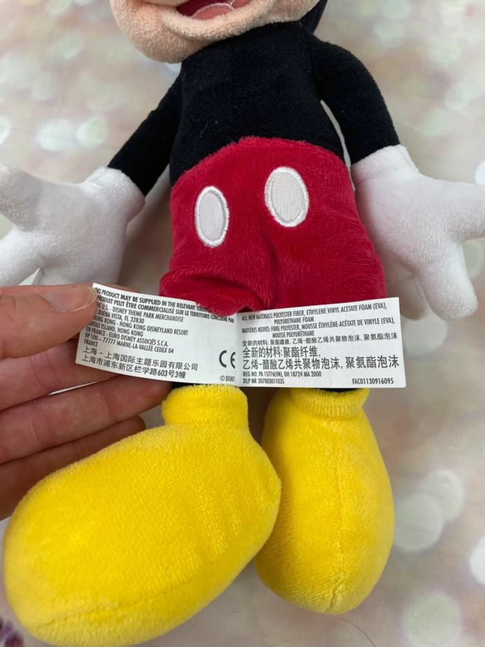Peluche Mickey officiel Disney Parks neuf Disneyland Paris - photo numéro 5