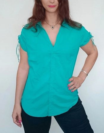 Blouse émeraude Esprit taille 46