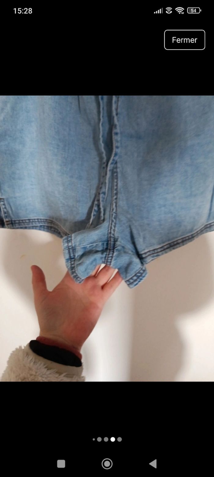 Short en jean Kiabi taille 42 - photo numéro 4