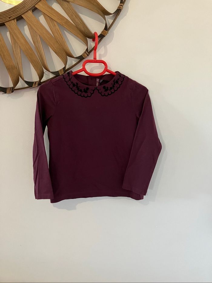 Haut manches longues cassis 6 ans Sergent Major