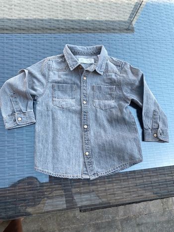 Chemise en Jean Zara baby 18 24 mois