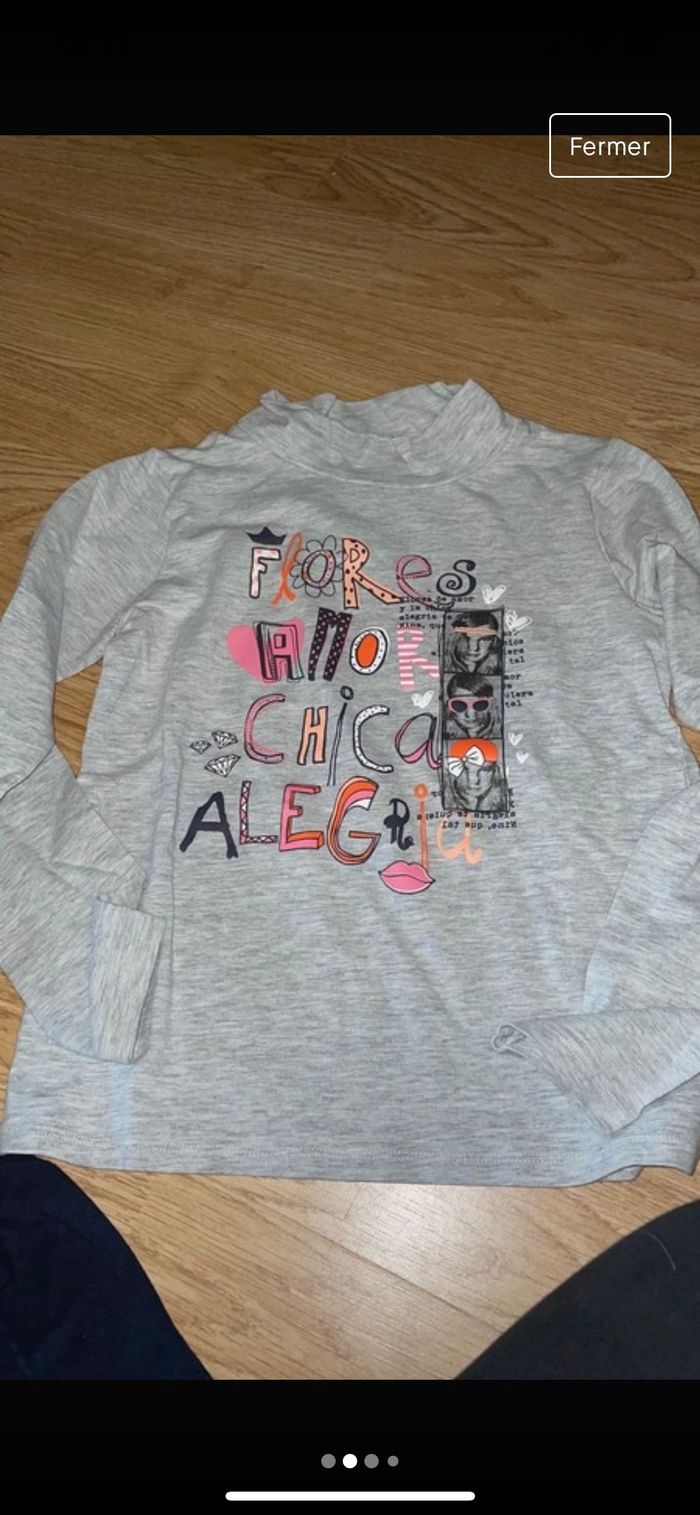 Lot de 4 tee-shirts fille - photo numéro 4