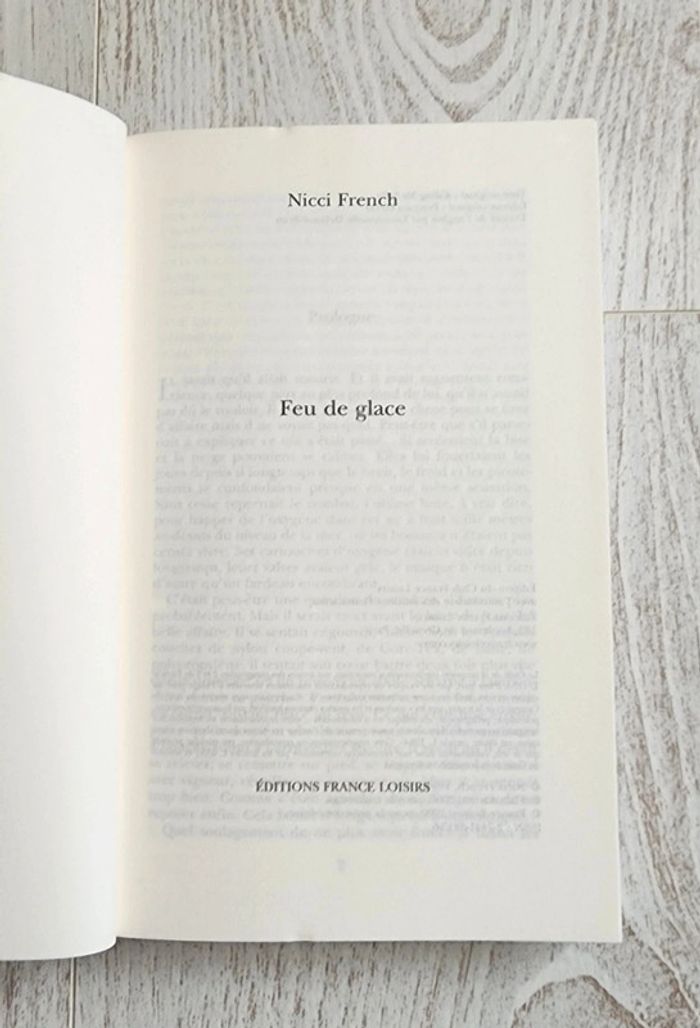 Livre Feu de Glace - photo numéro 2
