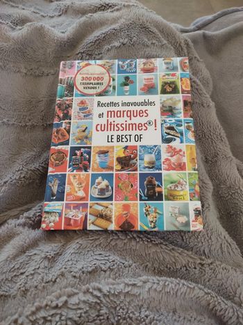 Livre de recettes de cuisine recettes inavouables et marques cultissimes