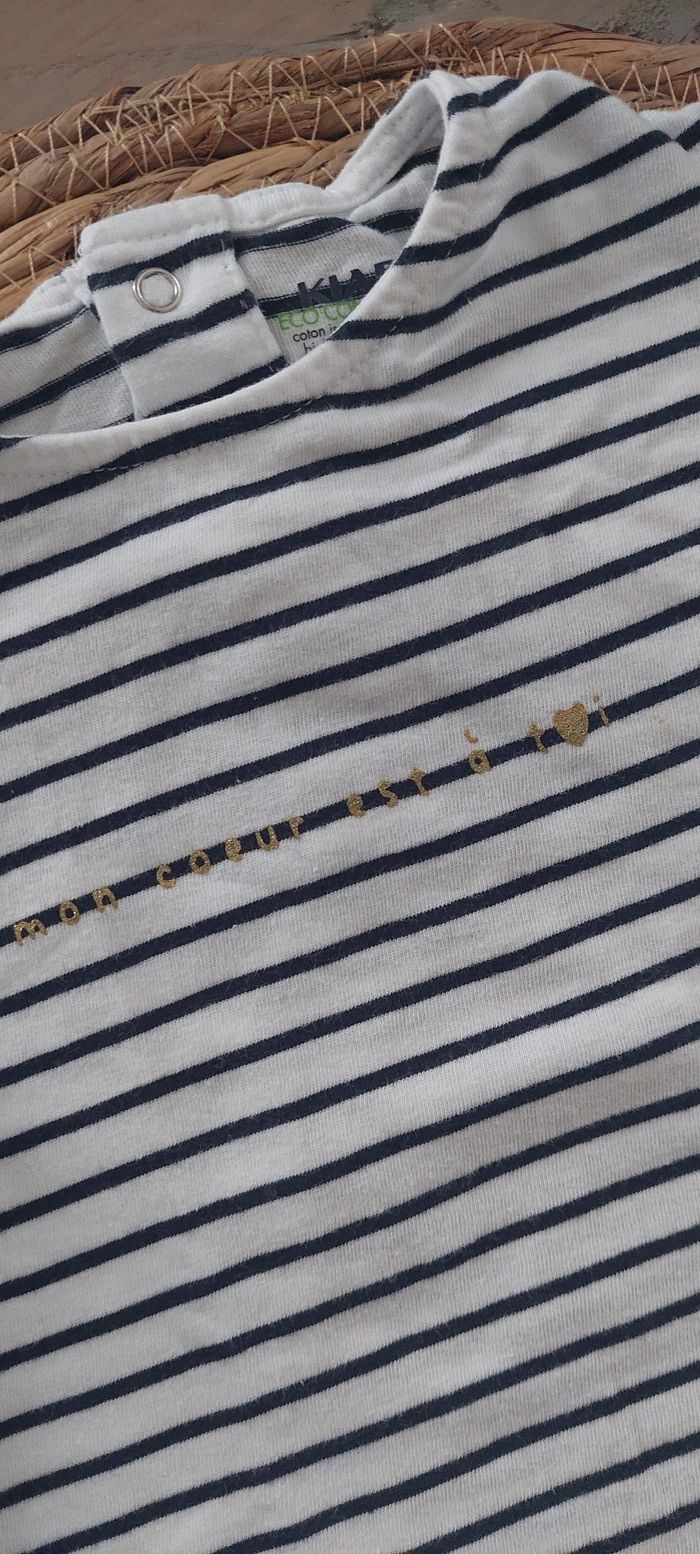Tee shirt 24 mois kiabi tbe - photo numéro 2