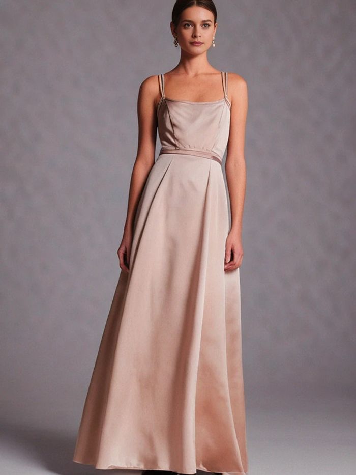 Magnifique robe Pronuptia couleur champagne.