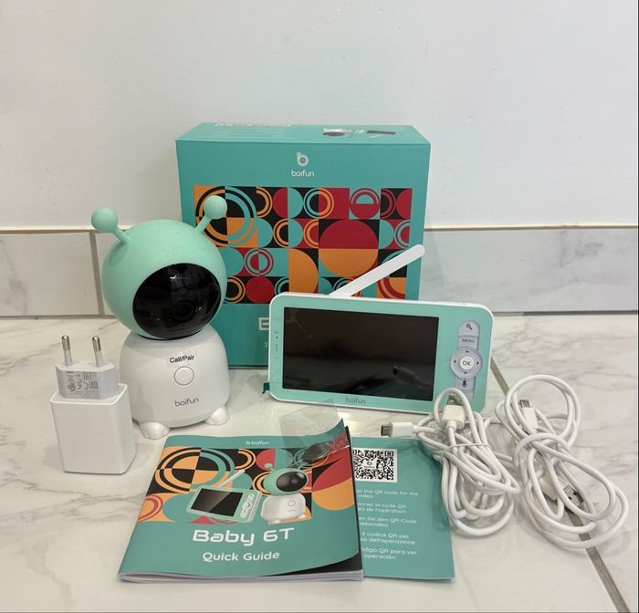 Babyphone écoute-bébé Boifun Baby 6T. État neuf, protection sur l’écran. - photo numéro 5