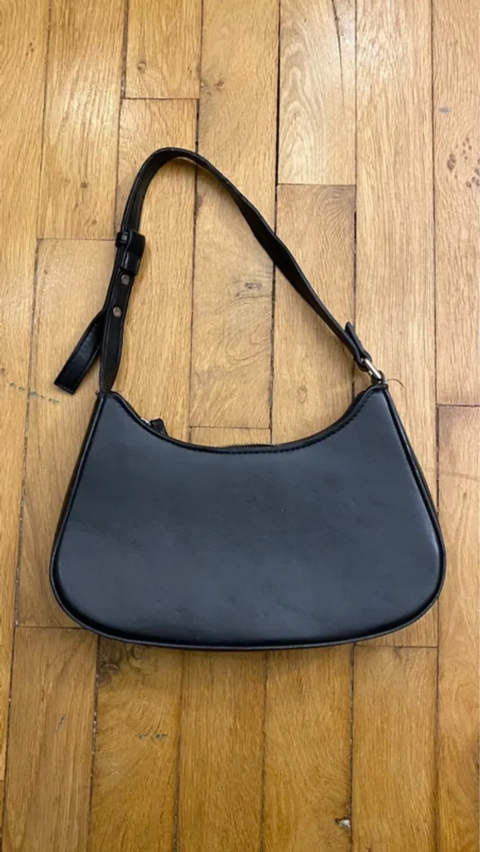 Sac baguette épaule noir - photo numéro 3