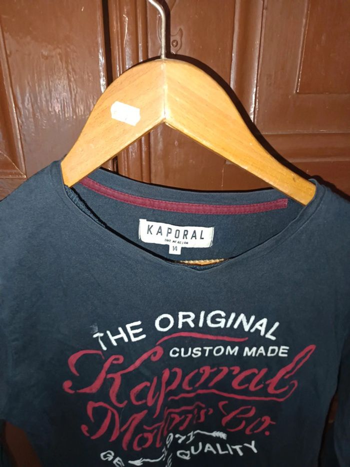 Tee-shirt manche longue 14 ans Kaporal - photo numéro 2