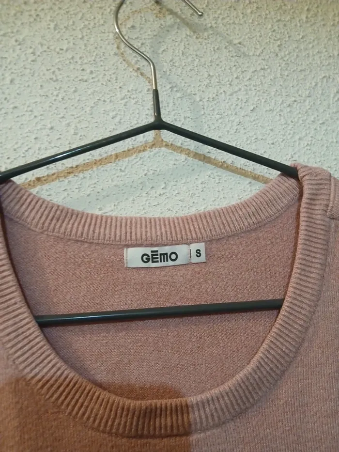 Sweat rose pâle  leger " gemo" taille s - photo numéro 3