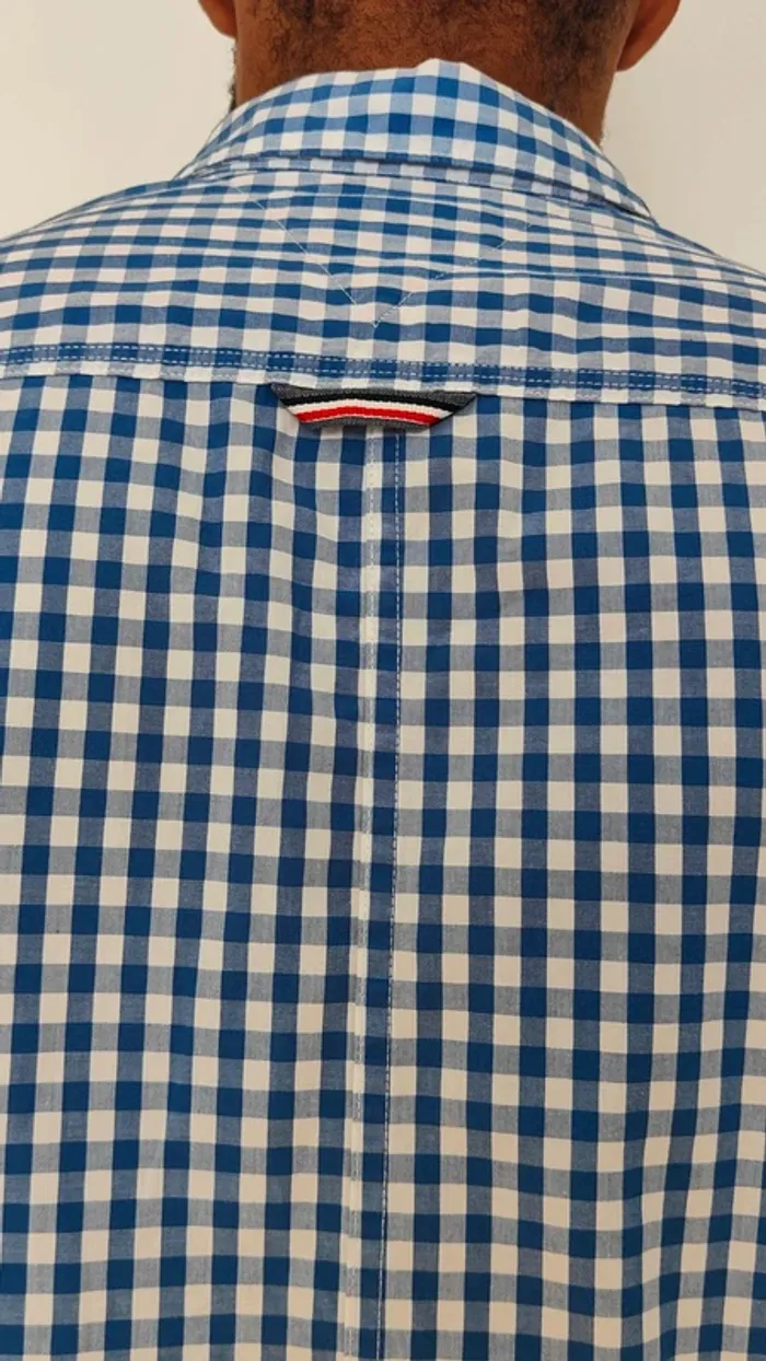 Chemise à carreaux manche longue Tommy Hilfiger - photo numéro 7