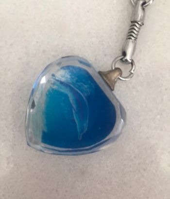 Porte clé dauphin coeur collection