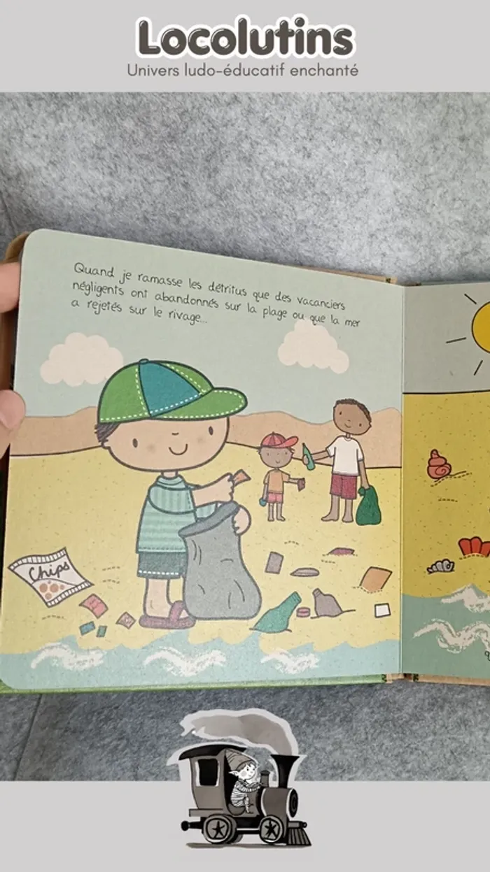 🚂 Livre éveil nature ▪ Le bon geste - photo numéro 4