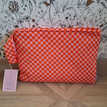 Maxi pochette damier