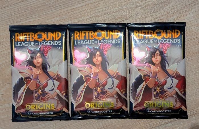 3 boosters Riftbound (League of legends)