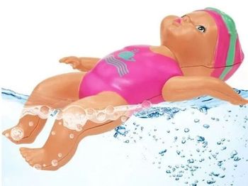 Poupée de natation étanche pour bébé - Jouet électrique intelligent - Piscine - Jouet pour enfant