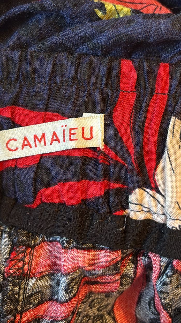 Short léger fleuries + léopard Camaïeu T38 - photo numéro 4