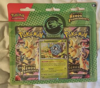 Pack 2 boosters Collection Méga-Évolution – Héros Transcendants (Duopack ME02.5) saquedeneu