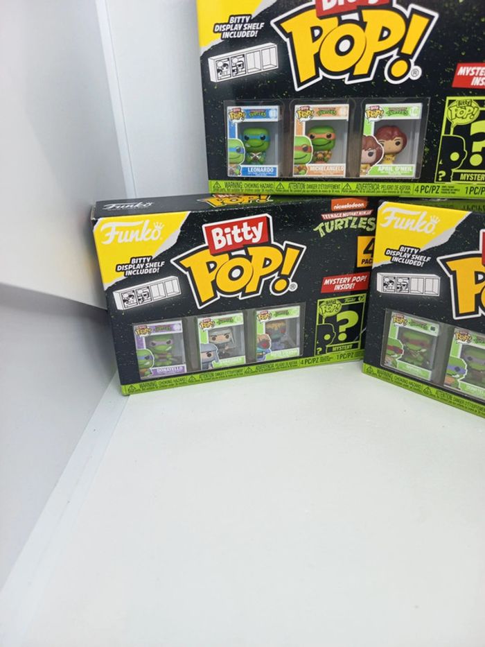 Lot de 3 - Funko Bitty Pop - Tortue Ninja - photo numéro 2