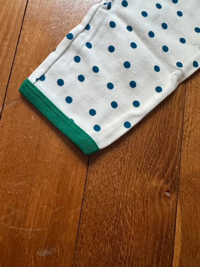 Pyjama neuf avec étiquette à pois fille  36 mois petit bateau - photo numéro 5
