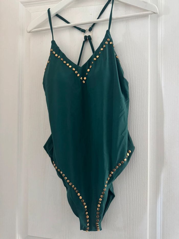 Maillot de bain, une pièce vert, taille XL, Juicy couture