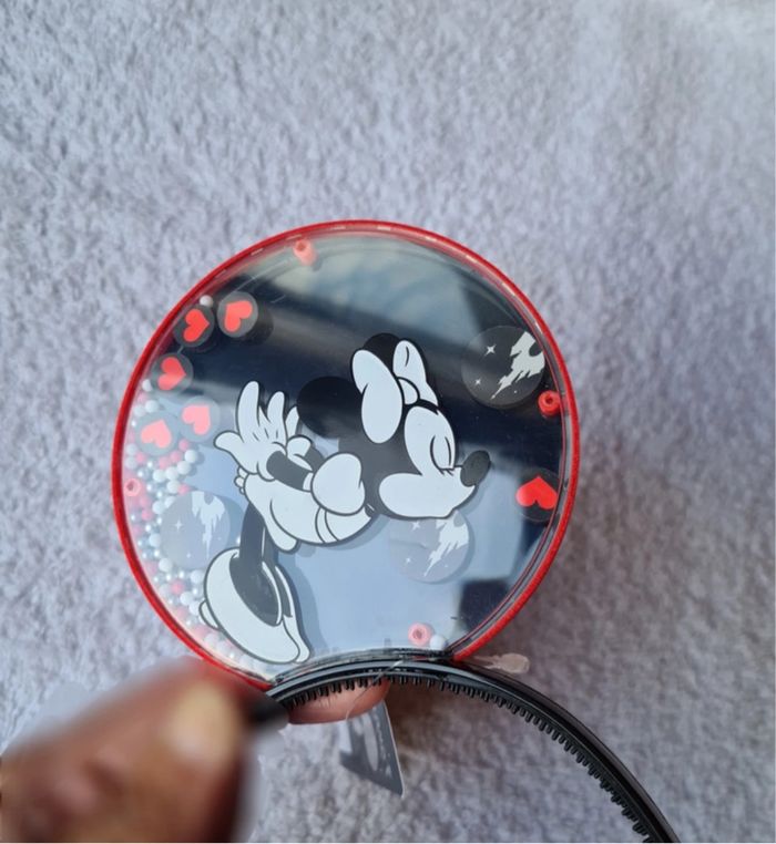 Serre-tête oreilles de Minnie et Mickey in love neuf - photo numéro 5