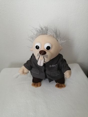 peluche castor einstein E=MC2