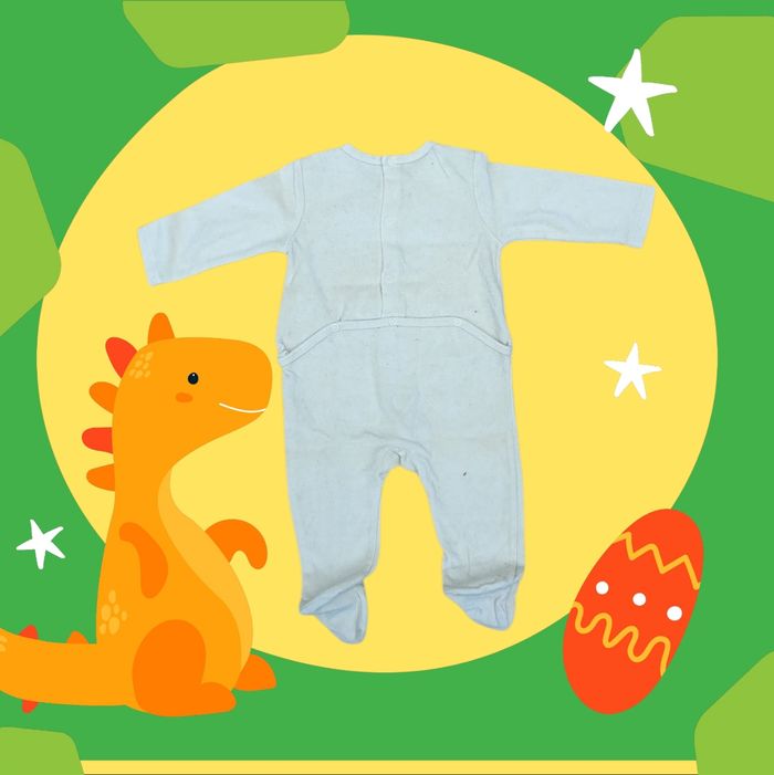 Pyjama bébé garçon "Petits Dinos" taille 9 mois - photo numéro 2