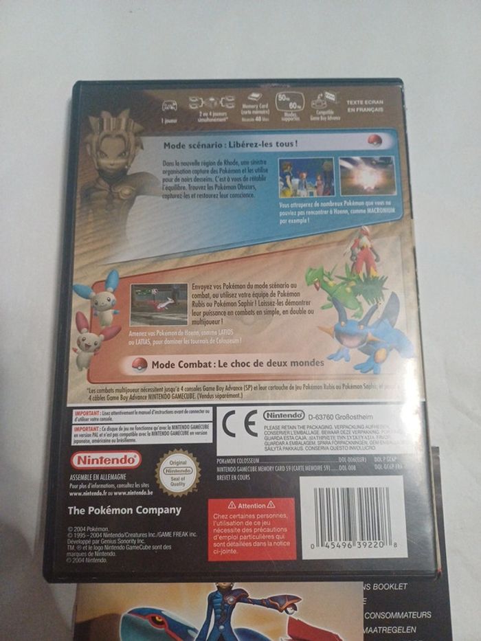 Pokémon Colosseum Nintendo Gamecube - photo numéro 3