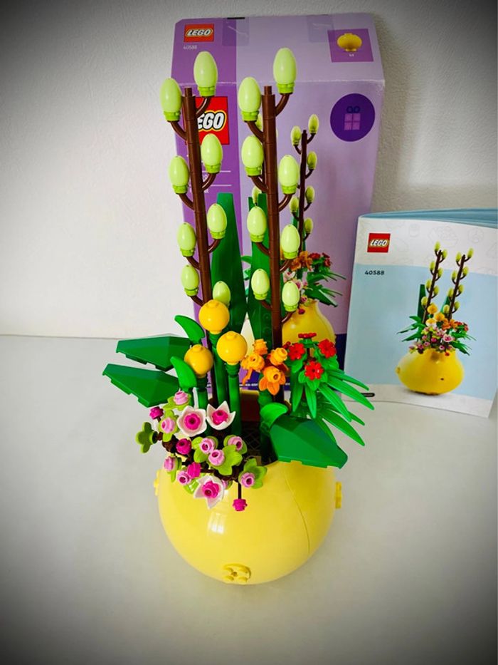 LEGO 40588 - Le Pot de Fleurs - Complet avec Boîte et Notice - photo numéro 6