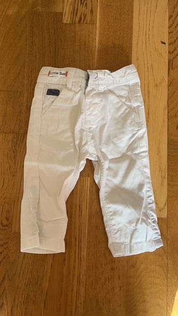 Pantalon blanc 3mois