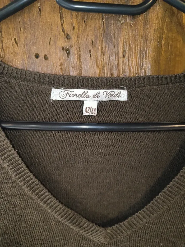 Pull marron - photo numéro 3