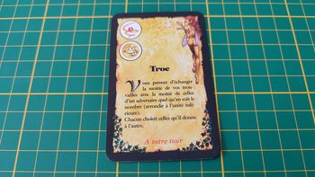 Carte sortilège Troc niveau 2 pièce détachée jeu de société Elixir éditions Asmodée #B76