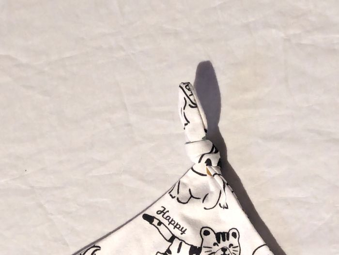 Bonnet Nœud Pointe Dessins Animaux Savane Bandeau Vert Vêtement Accessoire Petits Enfants Bébés - photo numéro 2