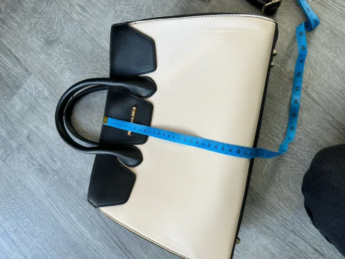 Sac à main Gallantry beige et noir - photo numéro 14