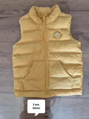 Doudoune manche courte Garçon 3 ans