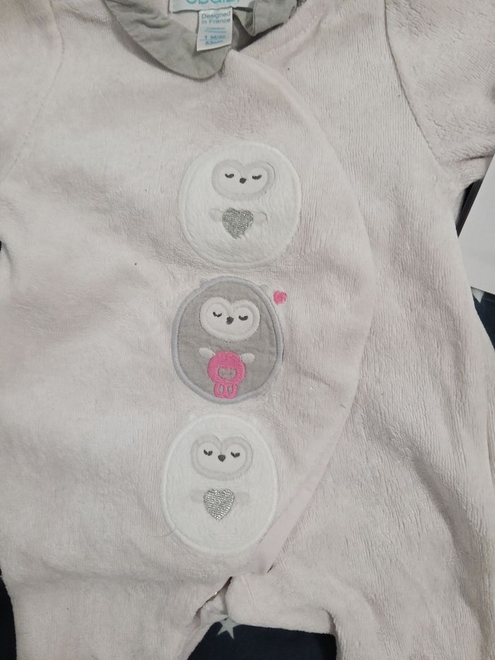 Pyjama rose _ 1 mois - photo numéro 2