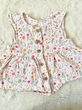 Blouse fleuris 6 mois Orchestra