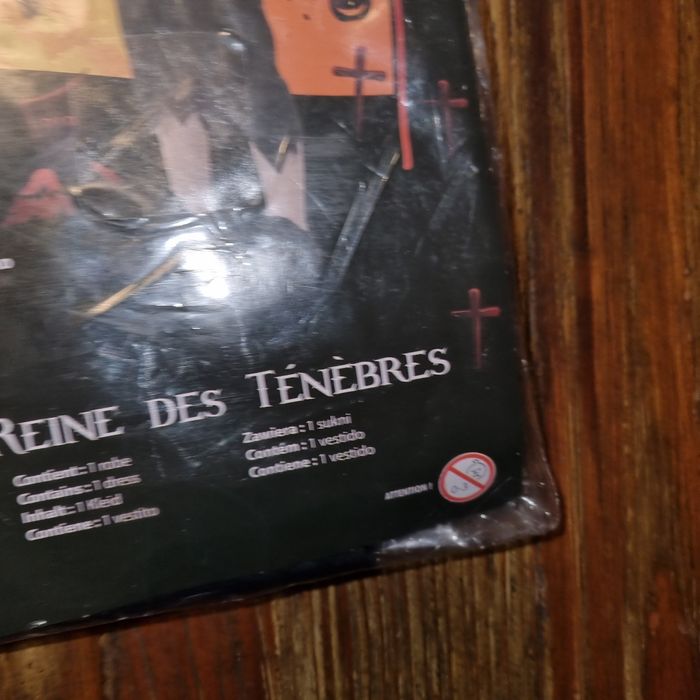 déguisement HALLOWEEN Reine Des Ténèbres taille  7 / 10  ans 🎃 neuf 🎃 - photo numéro 2