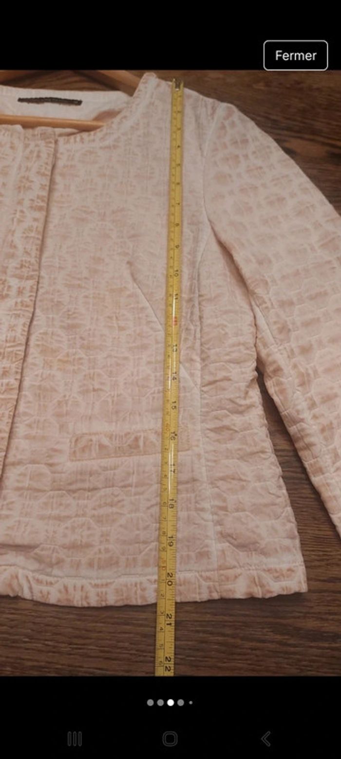 Veste Rose Steps t 42 en trés bonne état - photo numéro 3