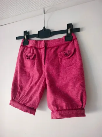 (c) Bermuda fushia Jacadi 12mois